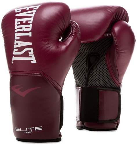 Everlast Elite 2 Bokshandschoenen - Bordeaux