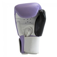 Super Pro Combat Gear Enforcer Lederen (Thai)Bokshandschoenen - Lila/Zwart/Wit-3