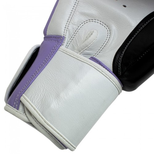Super Pro Combat Gear Enforcer Lederen (Thai)Bokshandschoenen - Rood/Wit/Blauw