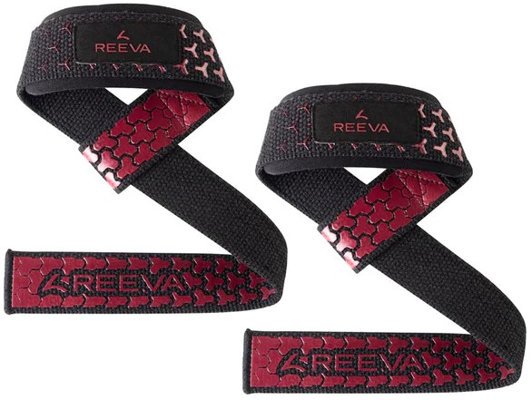 Reeva Lifting Straps Ultra Grip - Rood