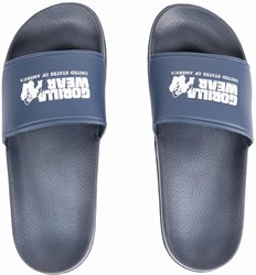 Gorilla Wear Pasco Badslippers - Marineblauw