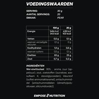 Empose Nutrition Water Clear Isolate - Eiwit Poeder - Protein Combi-Deal - Pear / Pear-3