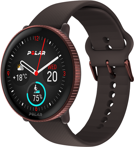 Polar Ignite 3 Sporthorloge - Fitness- & Wellness horloge - Koper/Bruin - S/M/L