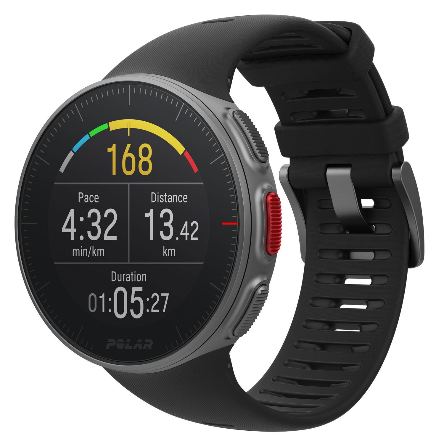 Polar Vantage V - GPS - Multisporthorloge - 46 mm - Zwart