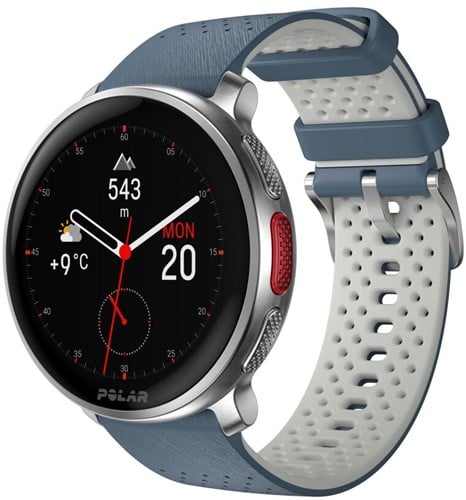 Polar Vantage V3 Sport Smartwatch met GPS - Blauw/Zilver - S-L