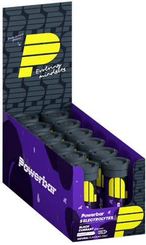 Powerbar Electrolyte Tabs - 12 x 10 Tabletten - Zwarte Bes