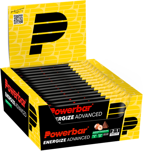 Powerbar Energize Advanced Bar - 15 x 55 gr - Hazelnoot Chocolade