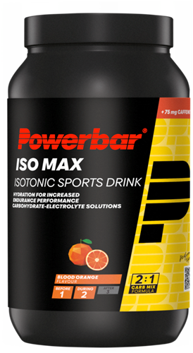 Powerbar Iso Max - 1200 gr - Bloed Sinaasappel