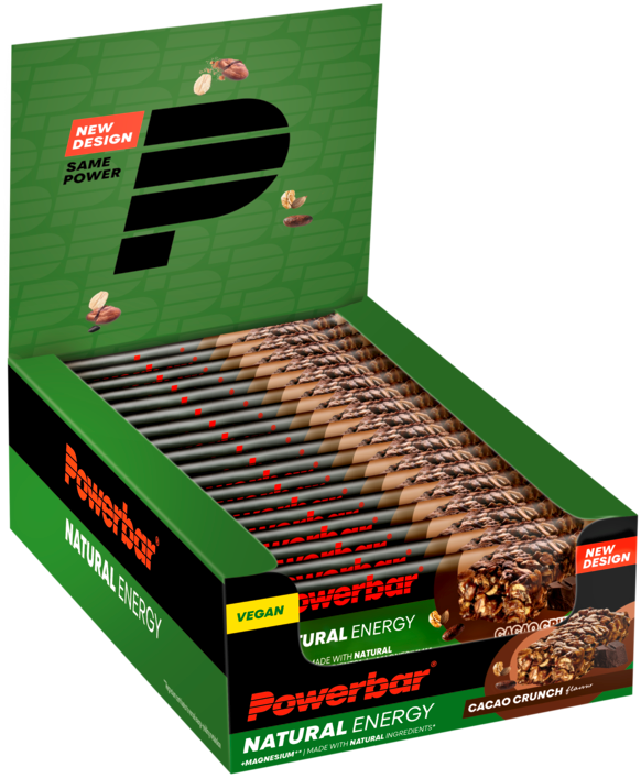 Powerbar Natural Energy Cereal Bar - 18 x 40 gr - Cacao Crunch