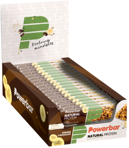 Powerbar Natural Protein Bar - 18 x 40 gr - Banaan Chocolade