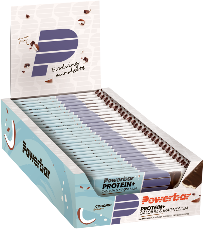 Powerbar Protein+ Bar Calcium&Magnesium - 30 x 35 gr - Kokosnoot