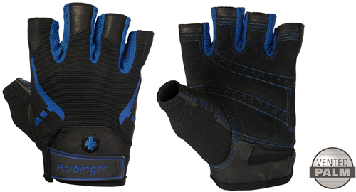 Harbinger Men's Pro Fitness Handschoenen - Blauw