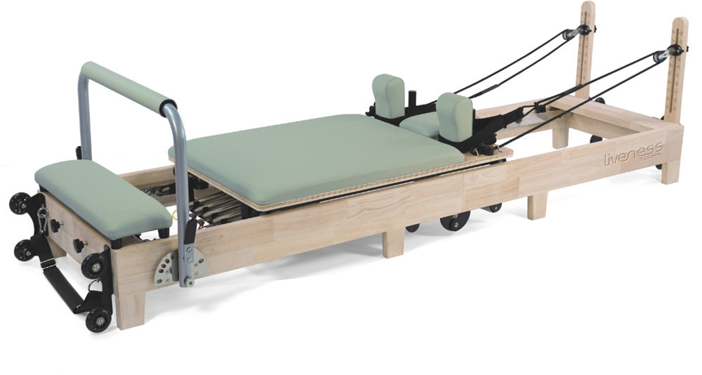 Toorx Liveness Opvouwbare Eikenhout Reformer PTX 3000 - Green Tea