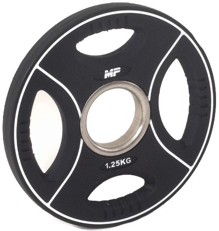 Muscle Power PU 4-Grip Halterschijf - 50 mm - 1,25 kg