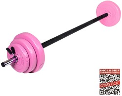 Gymstick Pump Set - Roze - 20 kg - Met Online Trainingsvideo's