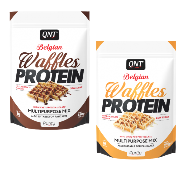 QNT Belgische Proteine Wafel Mix 480 gram Milk Chocolate