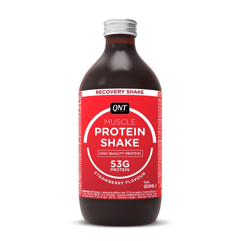 QNT Protein Shake (Glas) 12x500ml Strawberry