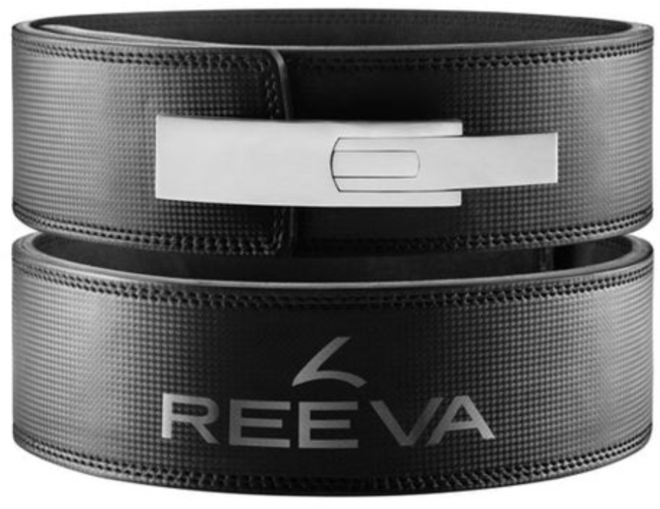 Reeva Carbon Leer Lifting Belt - Halterriem - Zwart