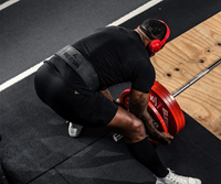 Reeva Nubik Leer Lifting Belt - Halterriem - Zwart-3