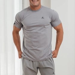 Reeva Premium Active Tee - Sport T-shirt - Licht Grijs