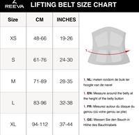Reeva sizing chart