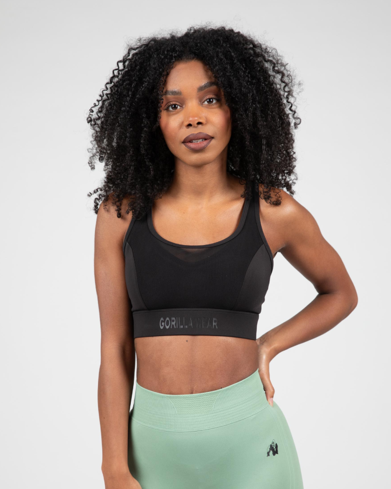 Gorilla Wear Riley Sportbeha - Zwart - M
