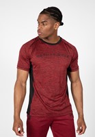 Gorilla Wear Fremont T-shirt - Bordeauxrood/Zwart