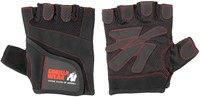 Gorilla Wear Womens Fitness Gloves - Fitness Handschoenen - Zwart/Rode Stiksels - M