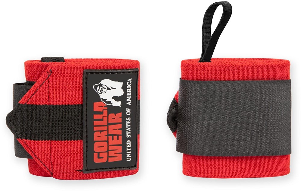 Gorilla Wear Wrist Wraps Ultra 1 paar Black/Red online kopen