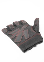 Gorilla Wear Womens Fitness Gloves - Fitness Handschoenen - Zwart/Rode Stiksels-2
