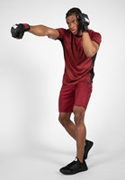 Gorilla Wear Fremont T-shirt - Bordeauxrood/Zwart-3