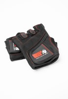 Gorilla Wear Womens Fitness Gloves - Fitness Handschoenen - Zwart/Rode Stiksels-3
