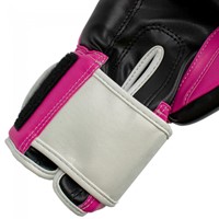 Super Pro Combat Gear Rebel (Kick)Bokshandschoenen - Zwart/Roze/Wit