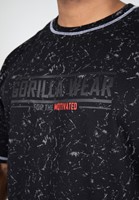 Gorilla Wear Saginaw Oversized T-shirt - Washed Zwart - S-3