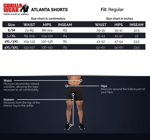 Size Chart Atlanta