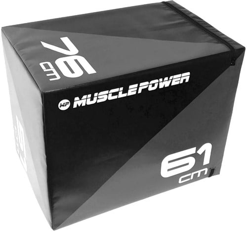 Muscle Power Soft Plyo Box - Zwart
