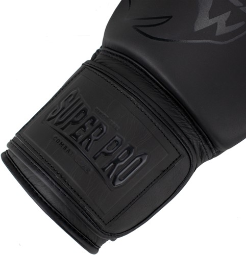 Super Pro Combat Gear Legend Lederen (Kick)Bokshandschoenen - Grijs