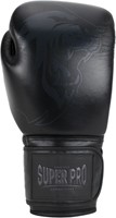 Super Pro Combat Gear Legend Lederen (Kick)Bokshandschoenen - Zwart-2