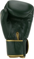 Super Pro Combat Gear Warrior SE Lederen (Kick)Bokshandschoenen - Groen/Goud-3