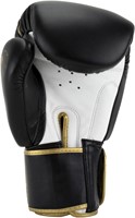 Super Pro Combat Gear Warrior SE Lederen (Kick)Bokshandschoenen - Zwart/Goud/Wit-3