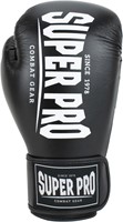 Super Pro Combat Gear Champ (Kick)Bokshandschoenen - Zwart/Wit-2