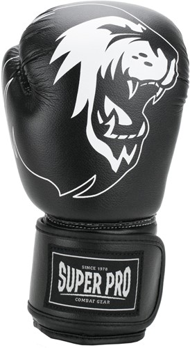 Super Pro Combat Gear Talent (Kick)Bokshandschoenen - Zwart/Wit-2