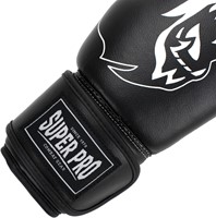 Super Pro Combat Gear Talent (Kick)Bokshandschoenen - Zwart/Wit