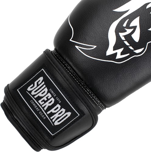 Super Pro Combat Gear Talent (Kick)Bokshandschoenen - Zwart/Wit