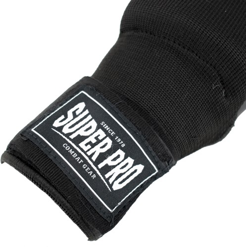 Super Pro Combat Gear Foam Binnenhandschoenen - Zwart/Wit 