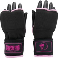 Super Pro Combat Gear Foam Binnenhandschoenen - Zwart/Roze-2