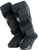 Super Pro Combat Gear Savior Scheenbeschermers - Zwart/Wit