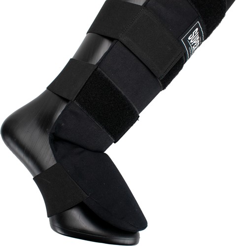 Super Pro Combat Gear Savior Scheenbeschermers - Zwart/Wit-3