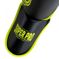 Super Pro Gorilla Kids Scheenbeschermers - Zwart/Geel