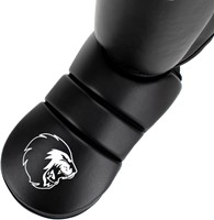 Super Pro Combat Gear Protector Scheenbeschermers - Zwart/Wit-3